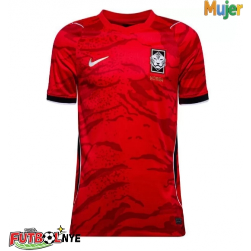 Camiseta Corea del Sur Primera Equipación para mujer Mundial 2026 manga corta